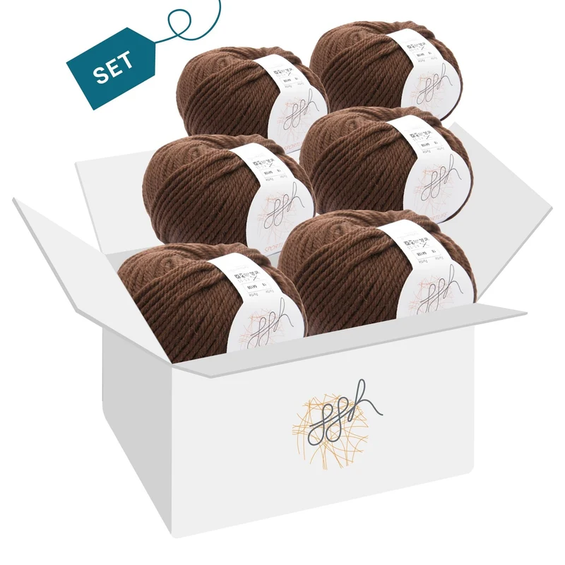 ggh Sportlife Box | Set mit 300g (6x50g) | 018 – Haselnussbraun