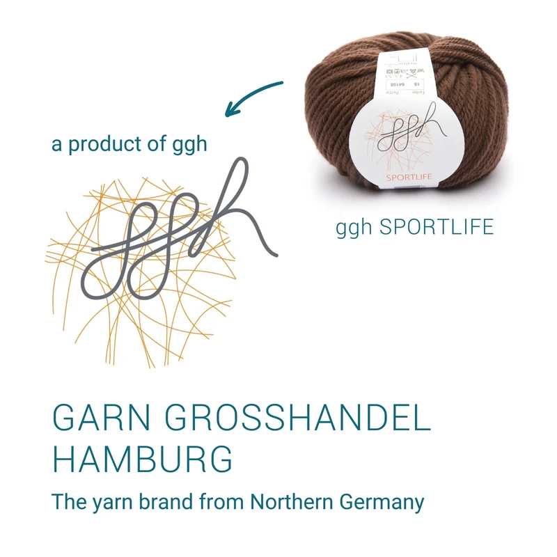 ggh Sportlife Box | Set mit 300g (6x50g) | 018 – Haselnussbraun