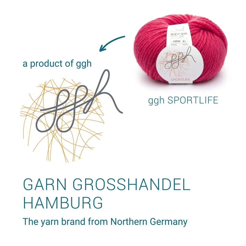 ggh Sportlife Box | Set mit 300g (6x50g) | 016 – Leuchtendes Rot