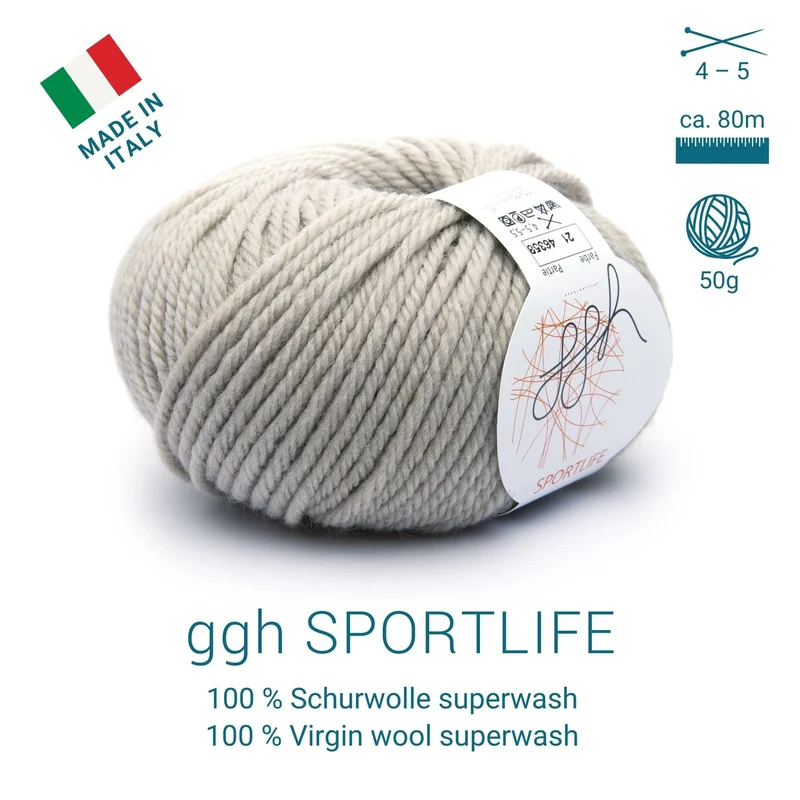 ggh Sportlife Box | Set mit 300g (6x50g) | 021 – Helles Beige