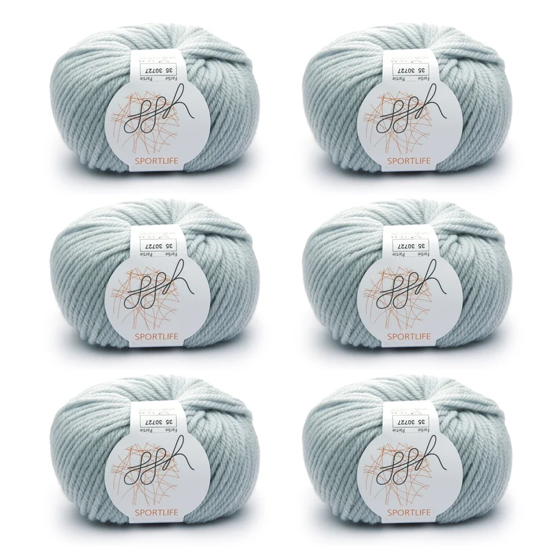ggh Sportlife Box | Set mit 300g (6x50g) | 035 – Eisgrau