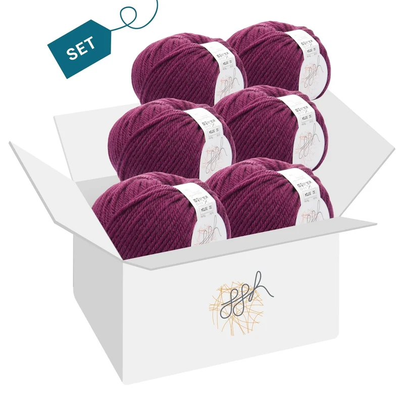 ggh Sportlife Box | Set mit 300g (6x50g) | 032 – Granatrot