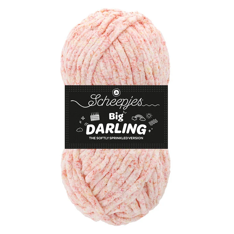 Scheepjes Big Darling Sprinkled 05 Strawberry Lem.