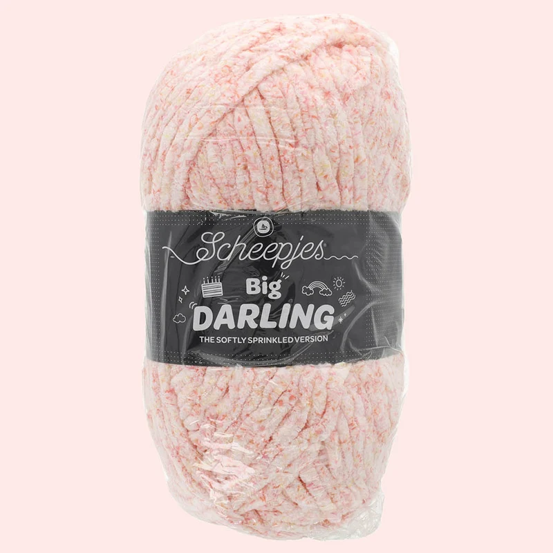 Scheepjes Big Darling Sprinkled 05 Strawberry Lem.