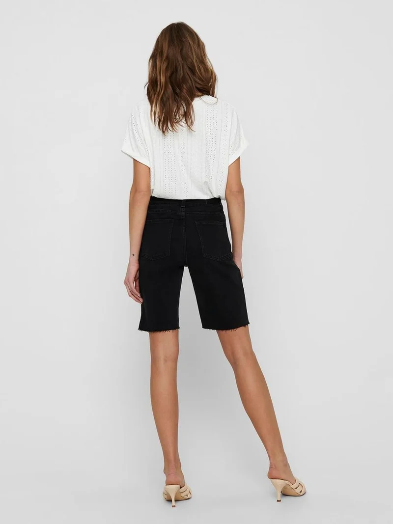 ONLEMILY HW LONG SHORTS RAW BB MAS0033