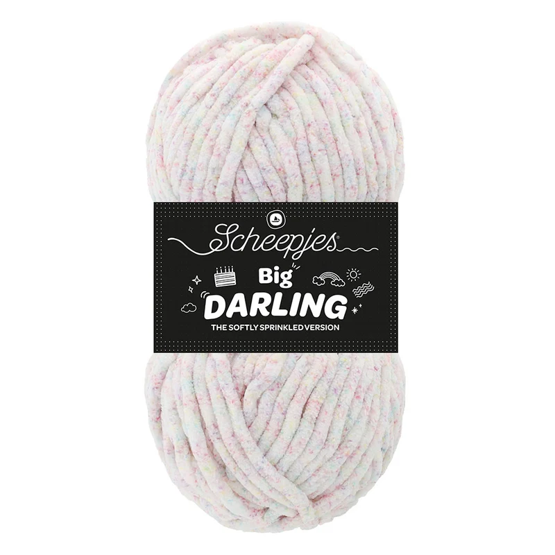 Scheepjes Big Darling Sprinkled 01 Snow Cone