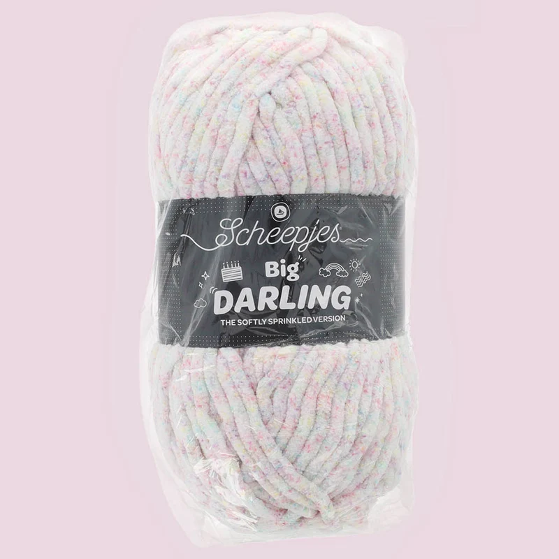 Scheepjes Big Darling Sprinkled 01 Snow Cone