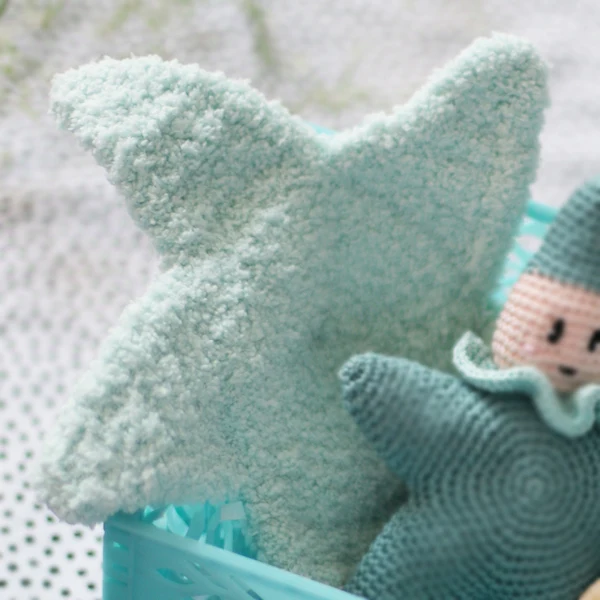 Häkelanleitung für ein Kuscheltuch „Stern“ (digital)