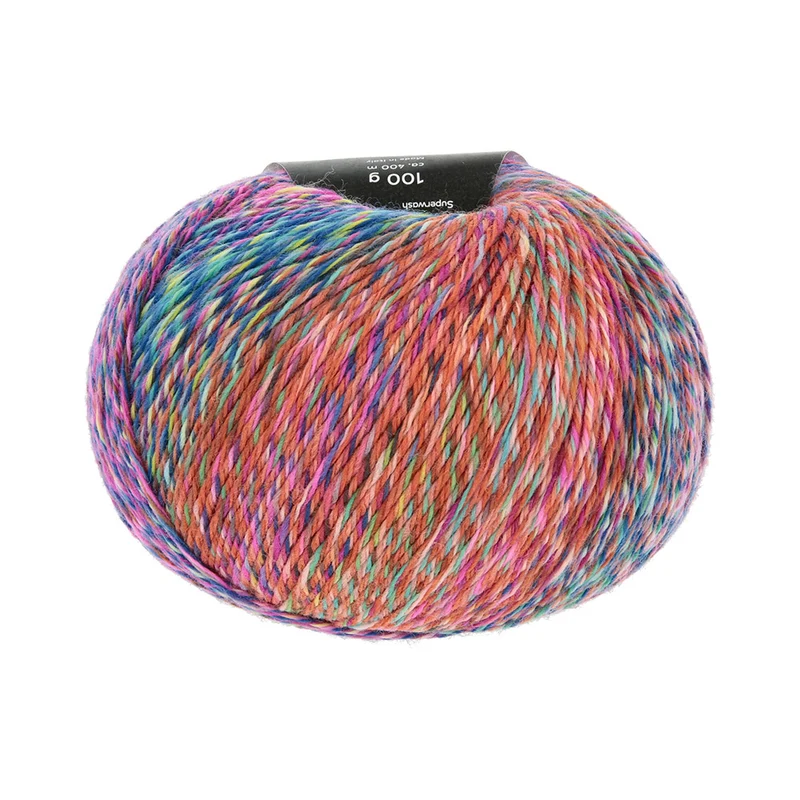 Lang Yarns Move 0025 Rosa/Grün/Königsblau/Orange