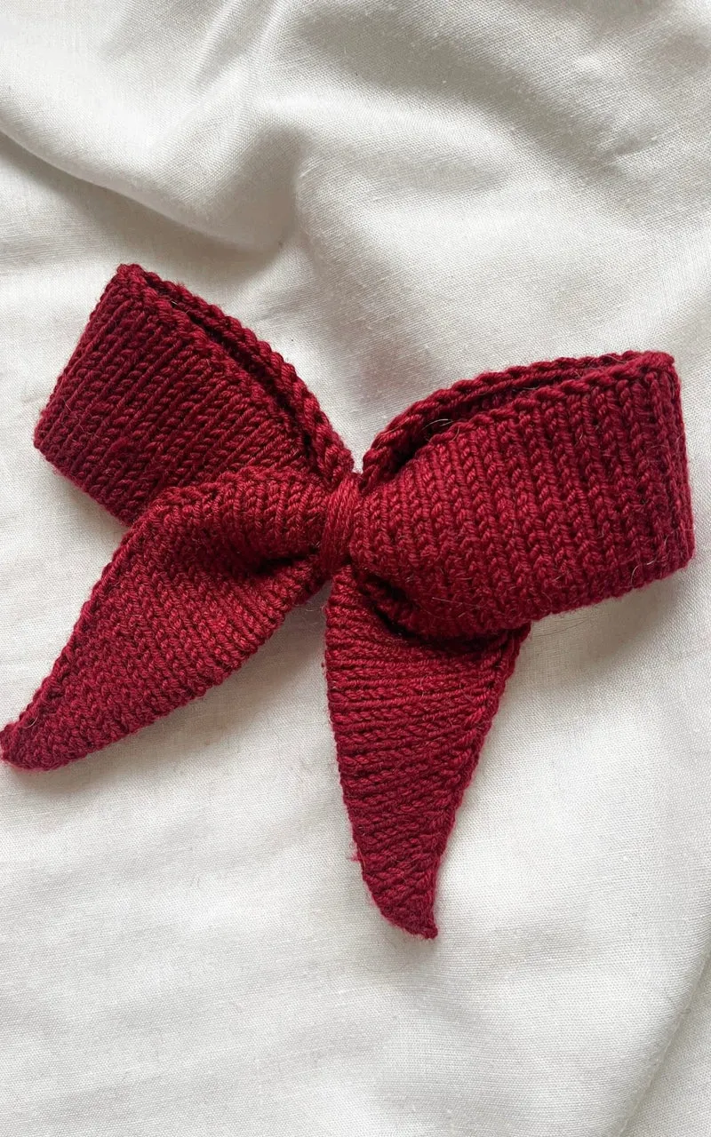Gestrickte Schleife - COOL WOOL - Strickset