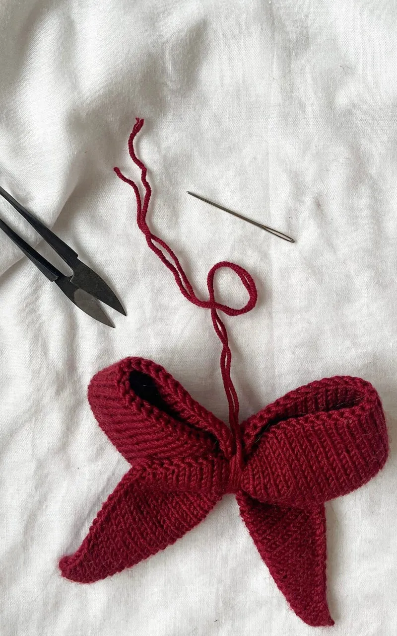 Gestrickte Schleife - COOL WOOL - Strickset