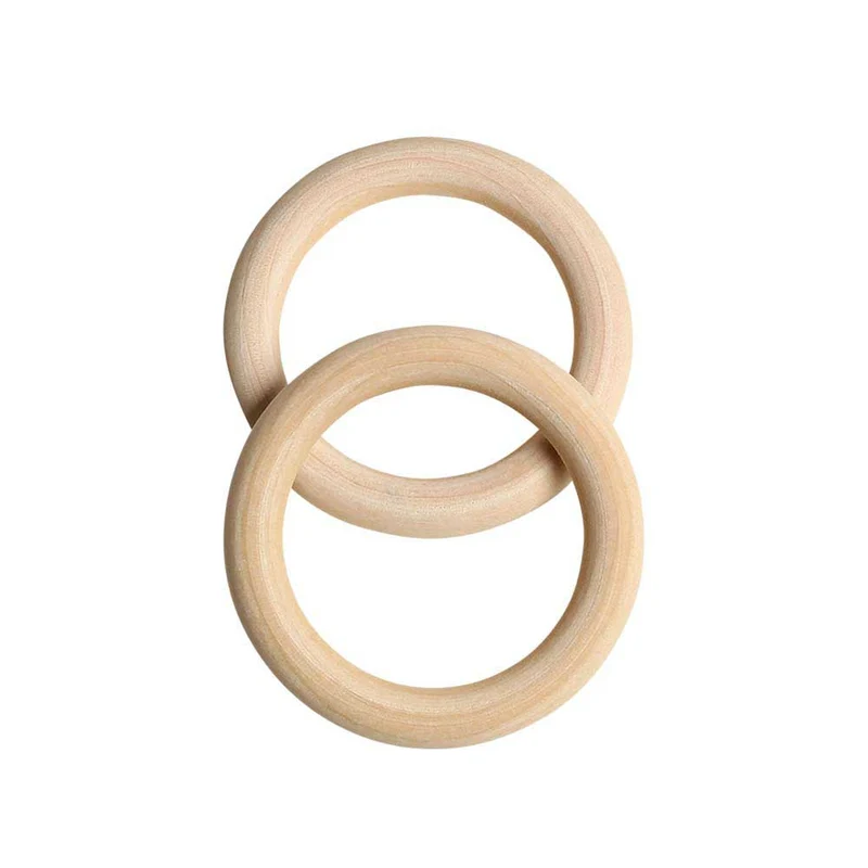 Go Handmade Holzringe Ø 68 mm (2 Stück)