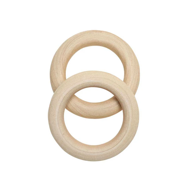 Go Handmade Holzringe Ø 55 mm (2 Stück)