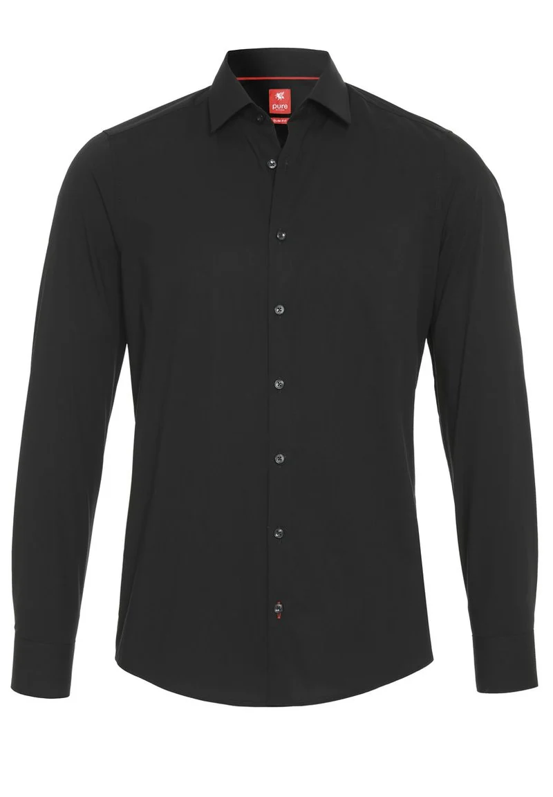 PURE- City Hemd Red Langarm
