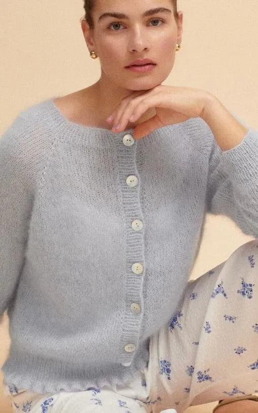 Raglanjacke - SILKHAIR - Strickset