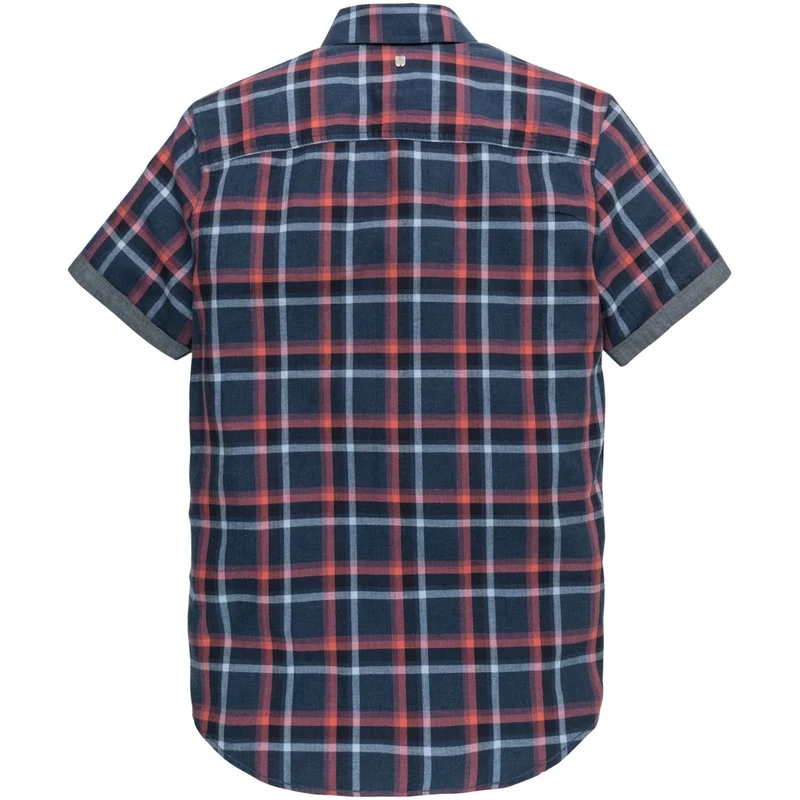 Short Sleeve Shirt Twill Check