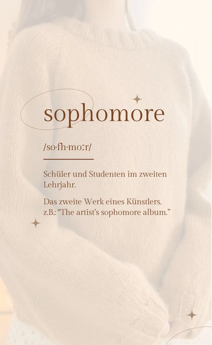 Sophomore Sweater - das perfekte zweite Strickprojekt-Set