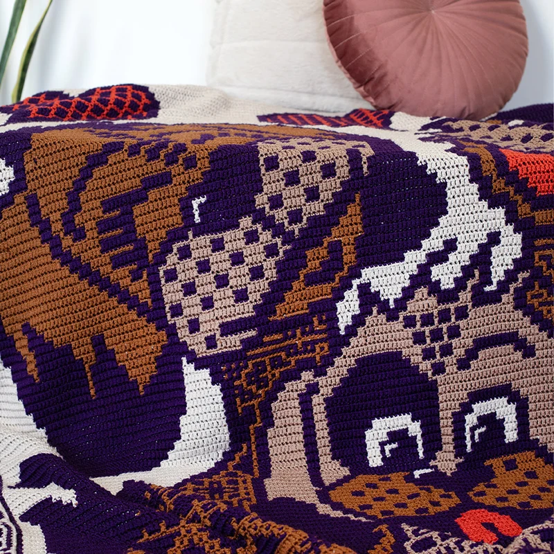 Zen Tangle Dogs Decke Mosaik-Häkelpaket – inklusive digitaler Anleitung