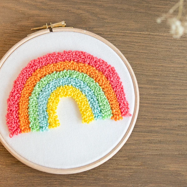 Wollplatz Regenbogen-Punch-Set