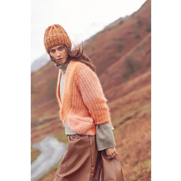 Strickanleitung „Essentials Super Kid Mohair Loves Silk Colourlove“ – Jacke