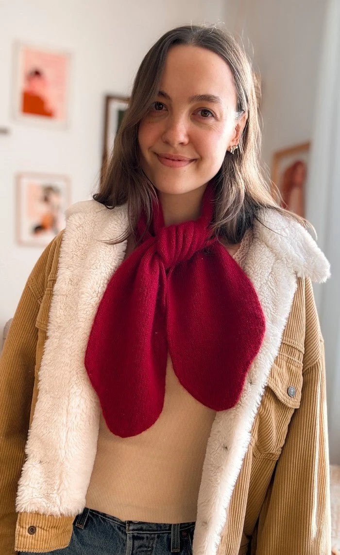 Ruby Scarf - KASCHMIR & SEIDE - Strickpaket