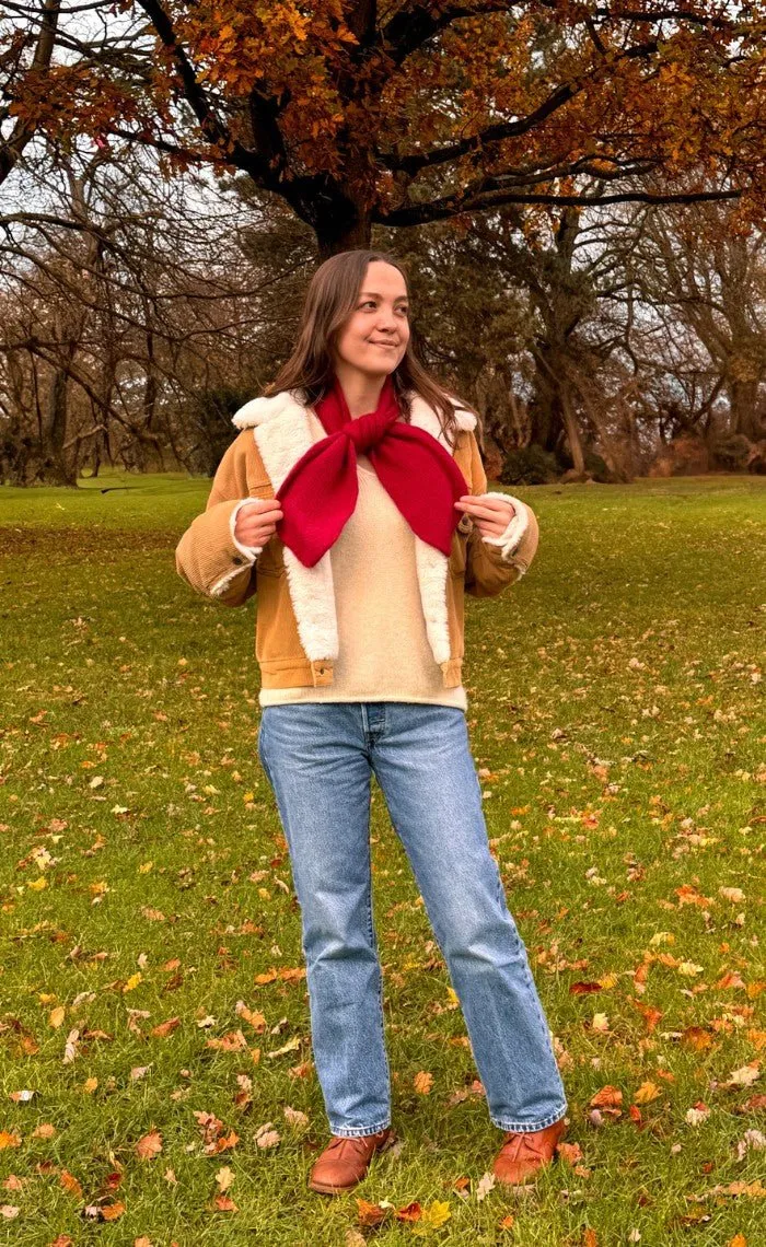 Ruby Scarf - KASCHMIR & SEIDE - Strickpaket
