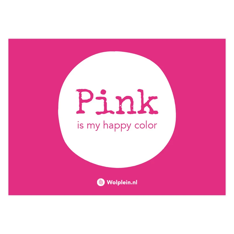 Pink Label Postkarte
