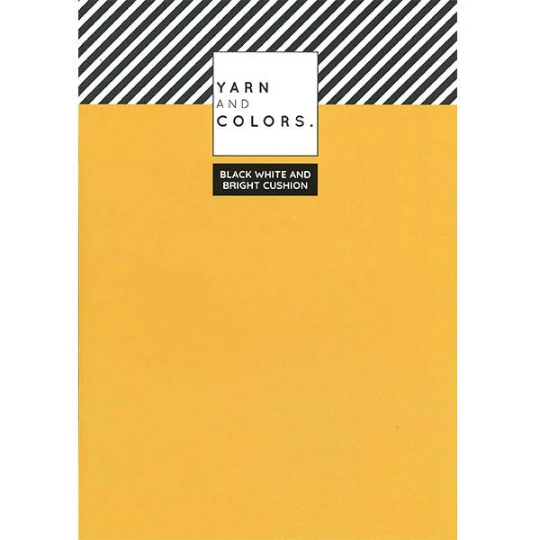 Yarn and Colors – „Black, White and Bright“: Broschüre zu den bequemen Kissen