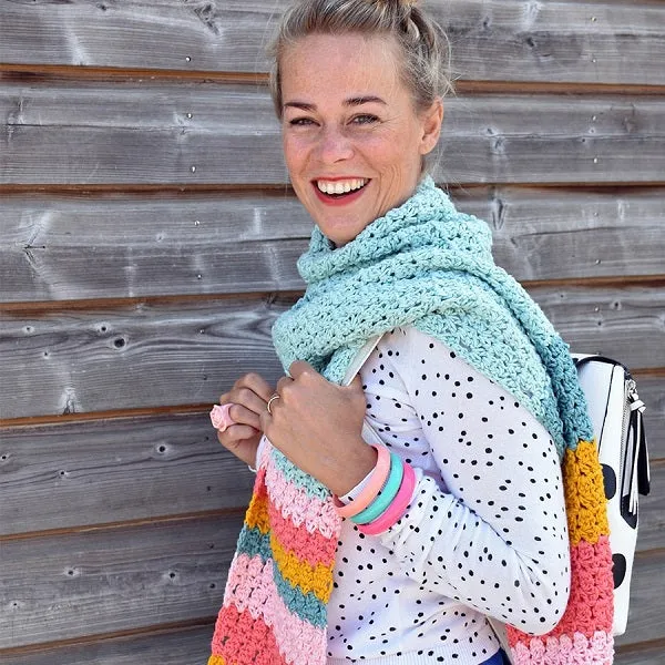 Yarn and Colors – Broschüre „Bunte Schals“