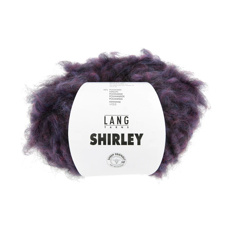 Lang Yarns Shirley 0090 Dunkelviolett