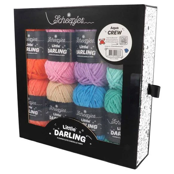 Scheepjes Little Darling Farbpaket 8 x 25 g Aqua Crew
