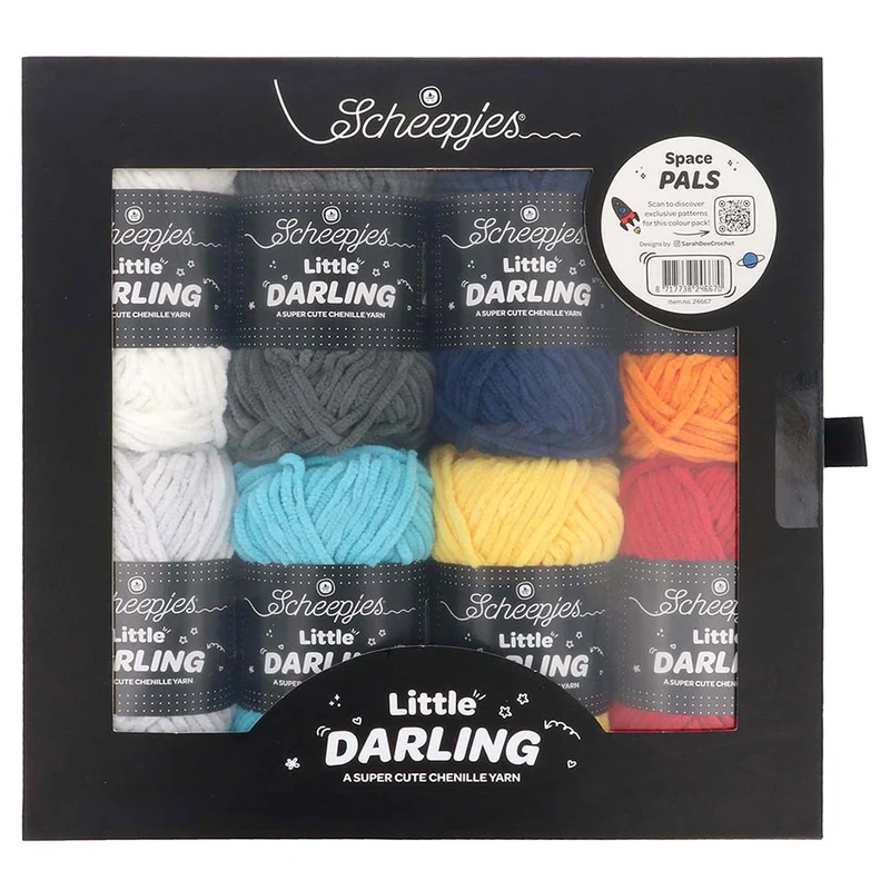 Scheepjes Little Darling Farbpaket 8 x 25 g Space Pals