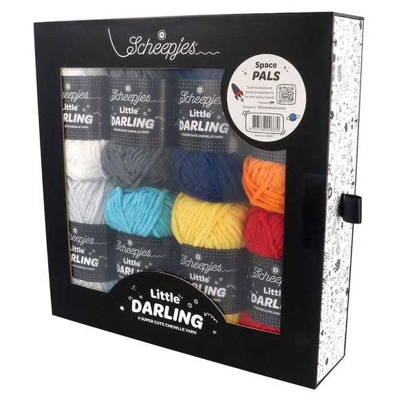 Scheepjes Little Darling Farbpaket 8 x 25 g Space Pals