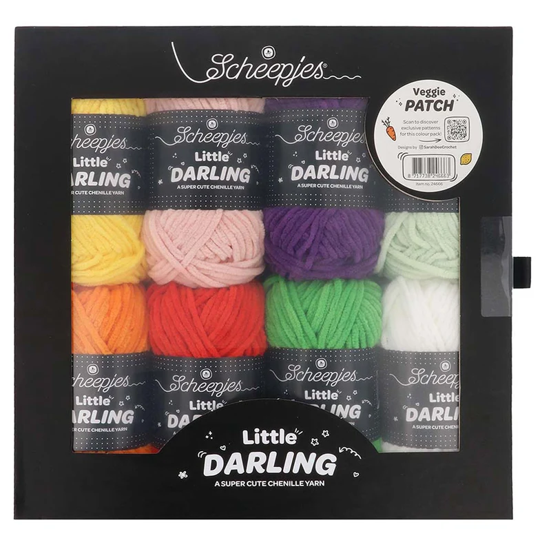 Scheepjes Little Darling Farbpaket 8 x 25 g „Veggie Patch“