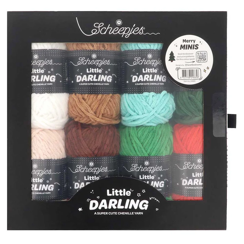 Scheepjes Little Darling Farbpaket 8 x 25 g Merry Minis