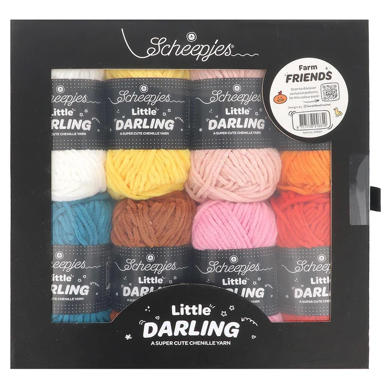 Scheepjes Little Darling Farbpaket 8 x 25 g Farm Friends