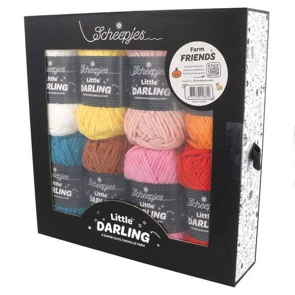 Scheepjes Little Darling Farbpaket 8 x 25 g Farm Friends