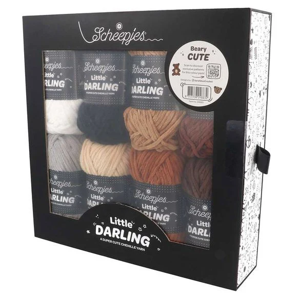 Scheepjes Little Darling Farbpaket 8 x 25 g „Beary Cute“
