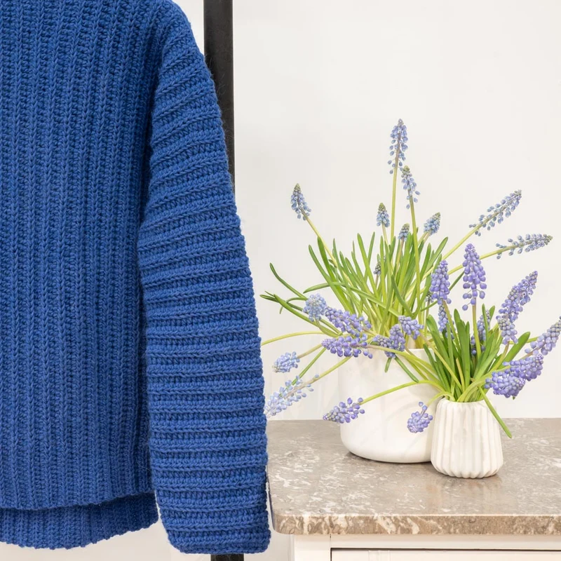 Yarn and Colors „Elegant Brunch Time“ Pullover-Häkelpaket