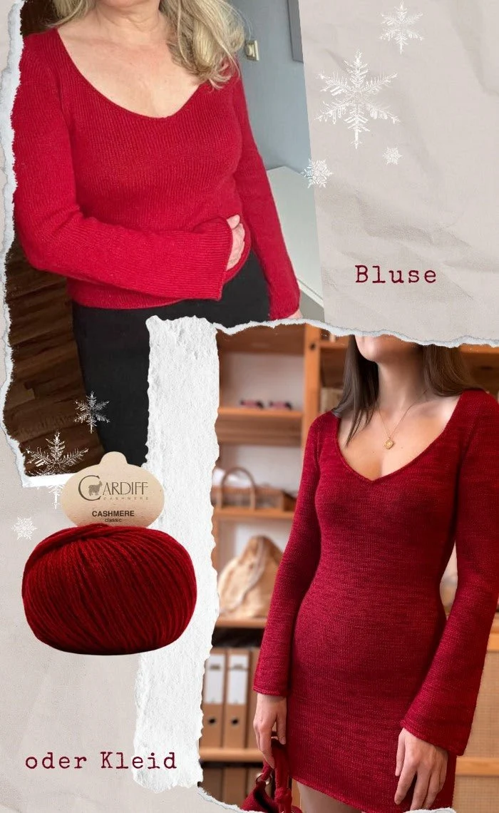 December Blouse / Dress - CASHMERE CLASSIC - Strickset