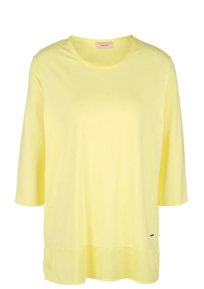 Materialmix-Shirt