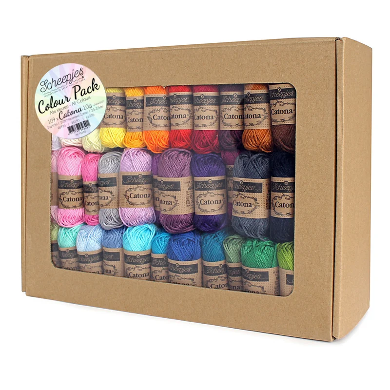 Scheepjes Catona Farbpaket 109 x 10 g