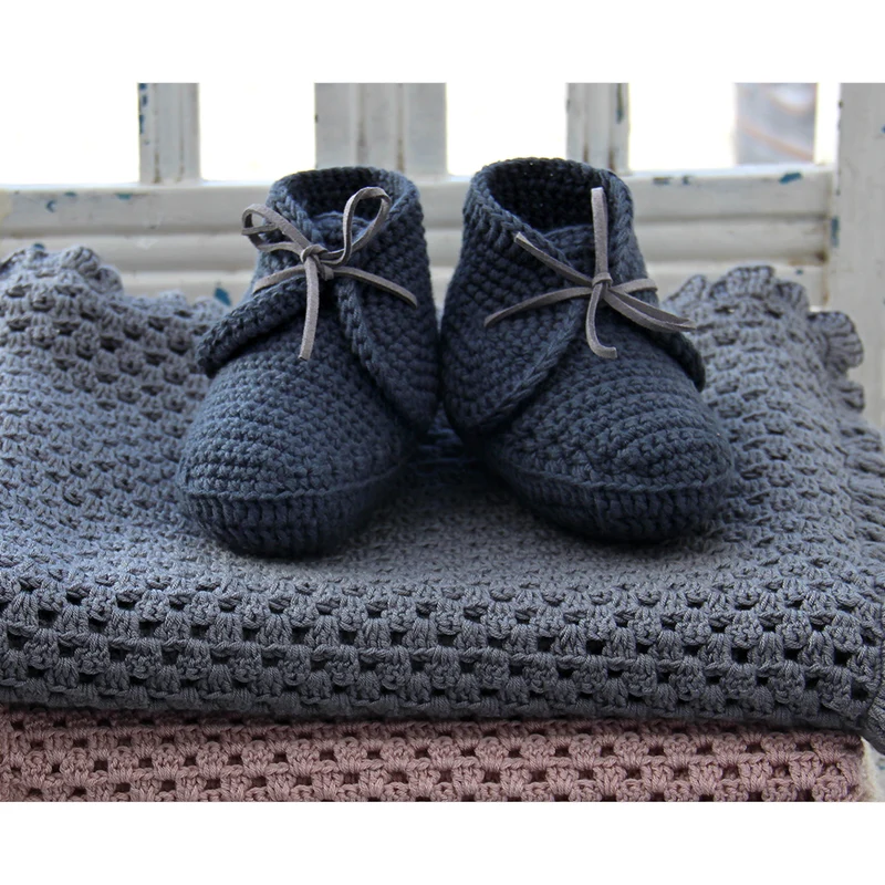 Häkelanleitung „Soft Bamboo Fine“ Babyschuhe (digital)