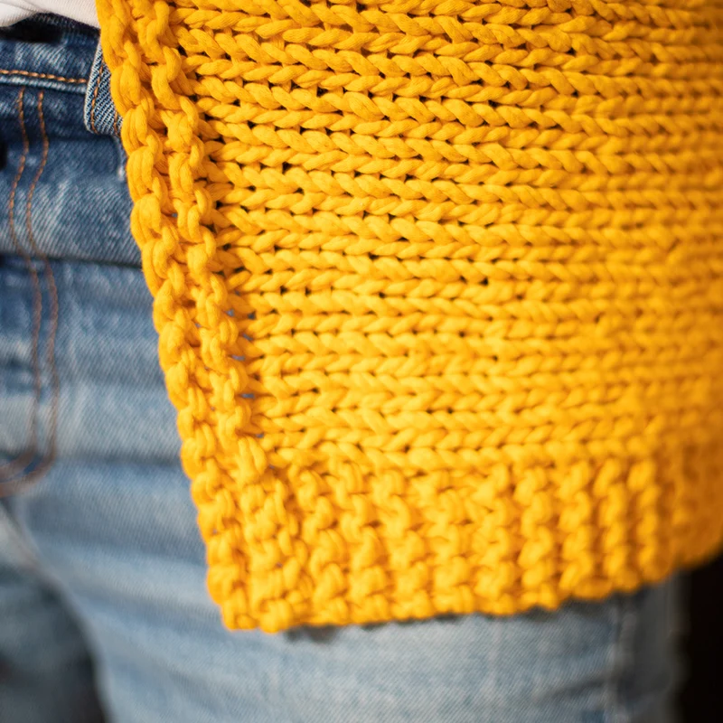 Strickanleitung „Cotton Tube“ – Damenweste (digital)