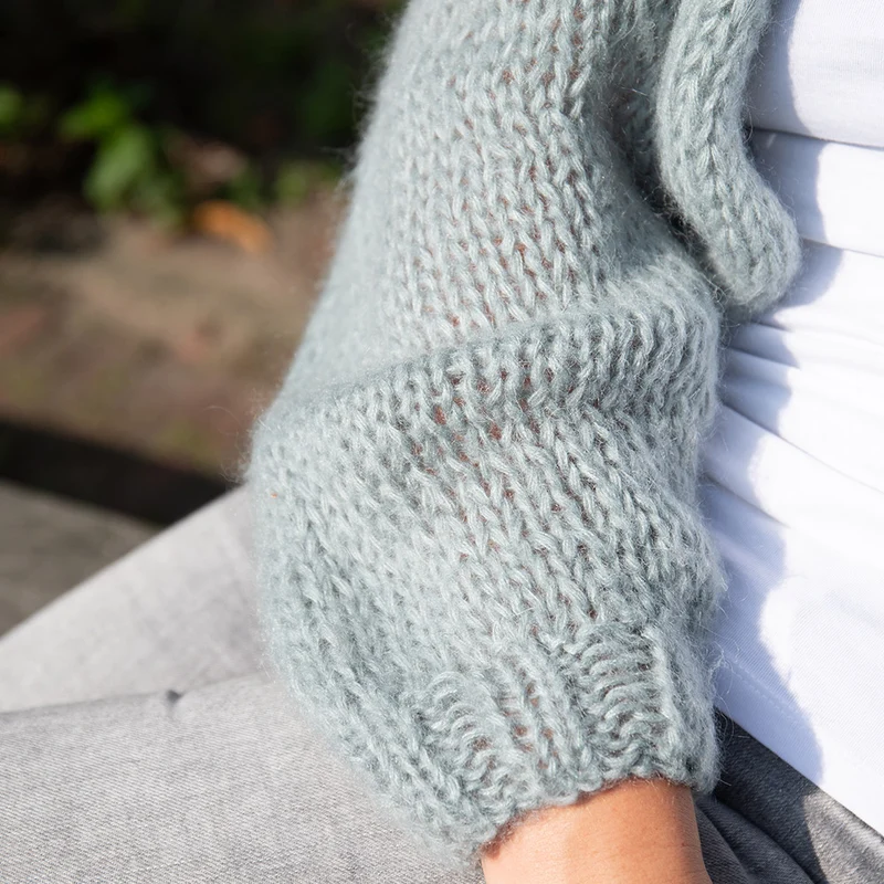 Strickpaket für eine kurze Jacke „Elegant“