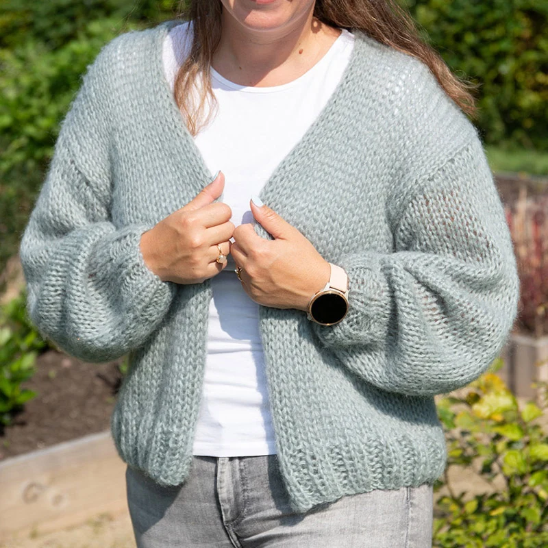 Strickpaket für eine kurze Jacke „Elegant“