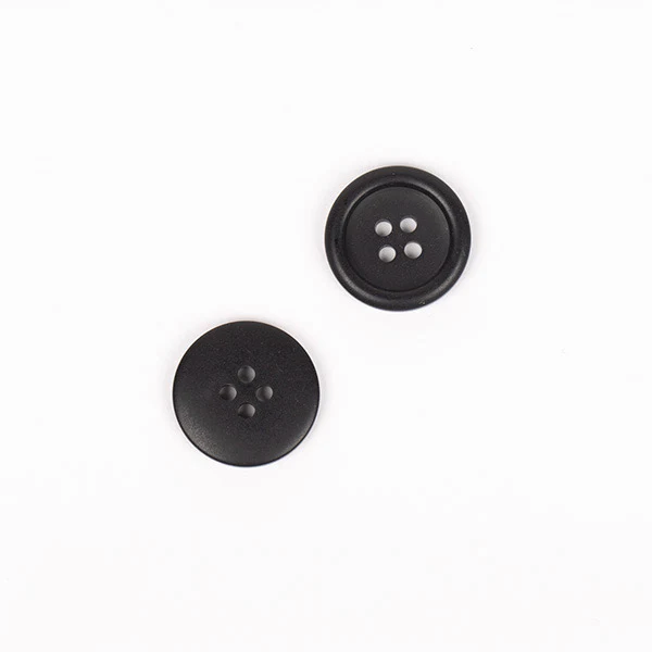 DROPS-Knopf 18 mm, mattschwarz