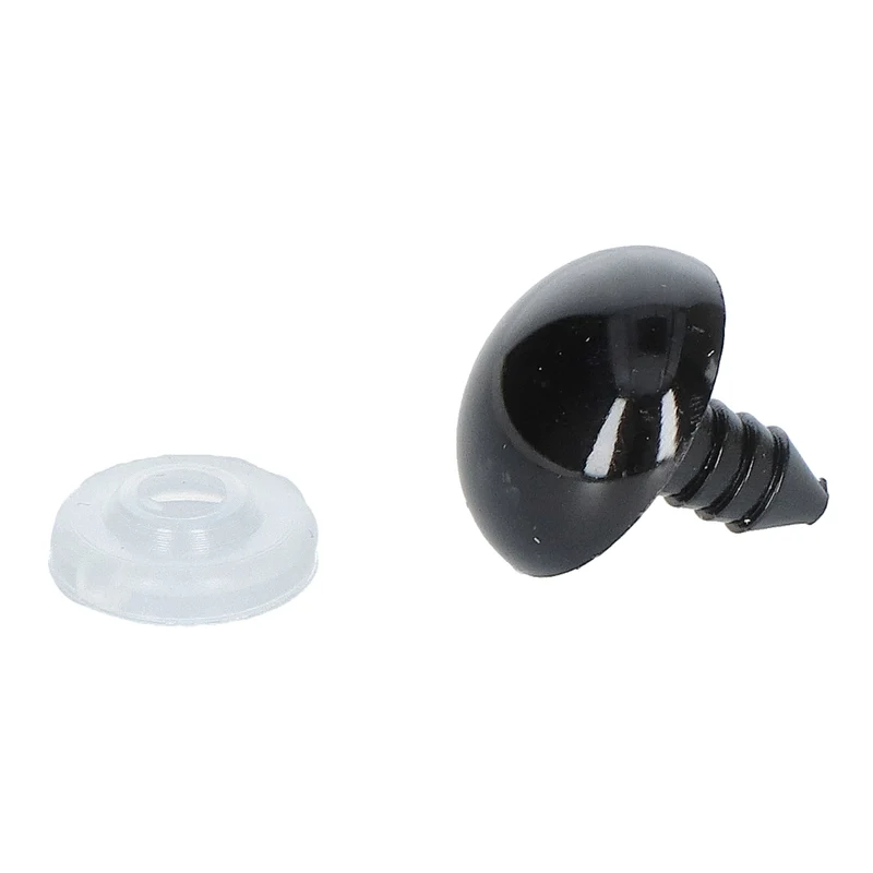 Go Handmade Sicherheitsaugen Schwarz 14 mm (10 Stück)