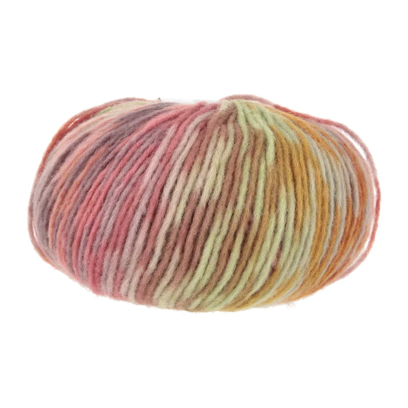 Lang Yarns Cloud Funky 0024 Ziegelrot/Aubergine/Elfenbein/Rosa