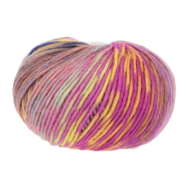 Lang Yarns Cloud Funky 0023 Melone/Marineblau/Gelb/Mauve